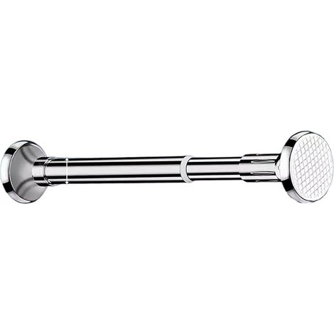 Galozzoit – Telescopic stainless steel shower curtain rod – Drill-free installation – Adjustable length 70-120 cm – Anti-slip ends (1/5)