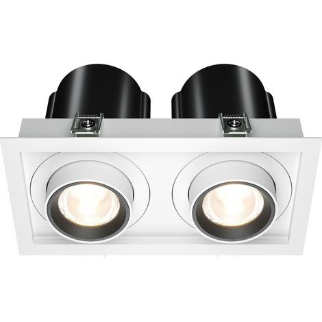 Maytoni Hidden Faretto da incasso doppio bianco 3000K 1450lm (1/2)