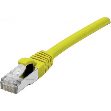 exertis Connect Cordon patch RJ45 F/UTP cat 6a lsoh snagless jaune - 0.50 m (850364)
