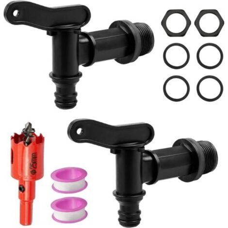 Robinet 3/4" Joint Cuve Plastique Citerne Pluie Ruban Étanche Boucle Filetée