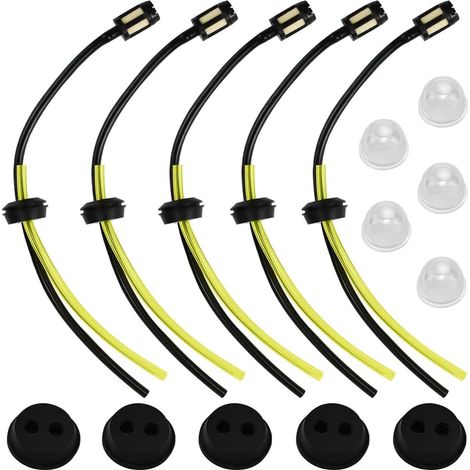 15pcs Universal Fuel Filter Kit Hose Fuel Filter With Cap and Priming Bulb Petrol Hose Strimmer Fuel Hose for Strimmer for Chainsaw (1/5)