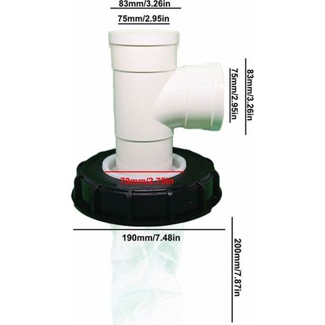 VURAHOME - Filtre De Couvercle IBC - Filtre IBC en Nylon Lavable, IBC Couvercle De Filtre en Nylon 163mm/245mm, Couvercle IBC avec Filtre en Nylon Lavable pour Réservoir à Eau De Pluie IBC (1/4)