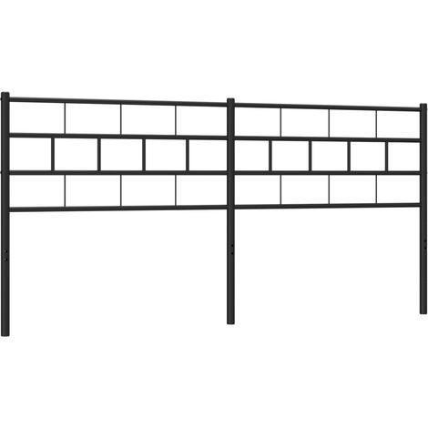 Tête de lit,Panneau décoratif métal noir 200 cm CFW7673913 (1/5)