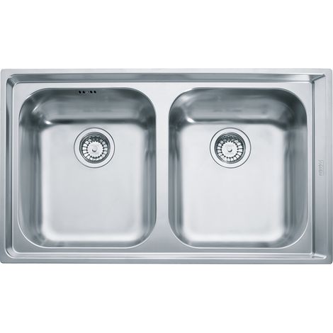 Franke NEX 220. Tipo di lavello: Lavello montato su piano, Forma del lavandino: Rettangolare, Materiale del lavandino: Acciaio inox. Larghezza: 514 mm, Profondità: 864 mm - 127.0059.656 (1/2)