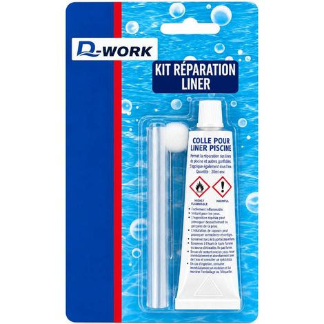 Kit de Réparation Liner - Accessoire Piscine Générique - Réparation Facile et Durable - D-Work (1/3)