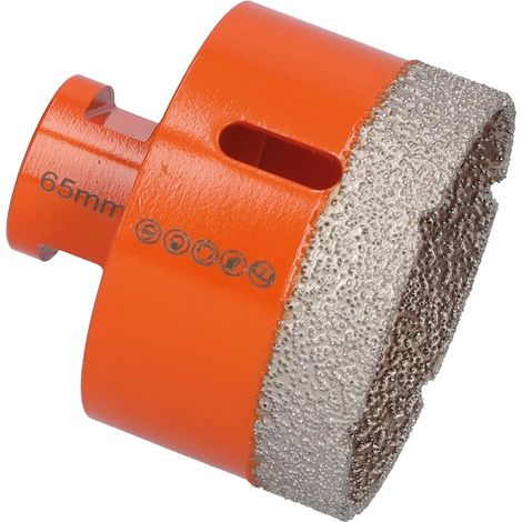 Diamantbohrkrone Special Orange M14 Fliesen, Keramik, Feinsteinzeug 65 mm