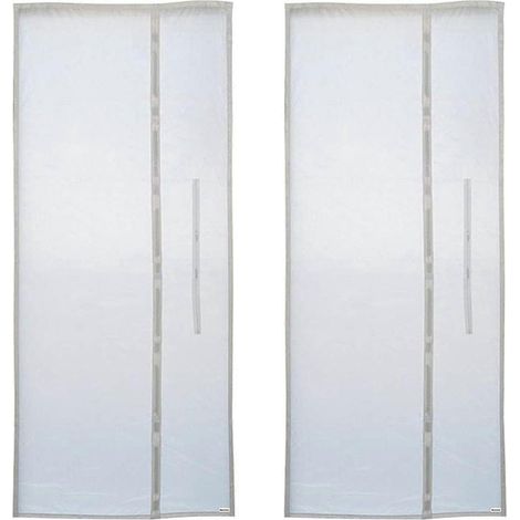 Joint d'étanchéité de fenêtre AirLock (x2), joint en tissu souple avec fermeture éclair et adhésif (1/5)