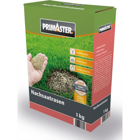 Primaster Nachsaatrasen 1 kg für ca. 50 m² Nachsaatrasen (1/2)