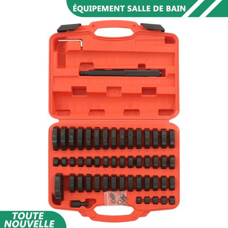 WAOBDLA 51Pcs manuel roulement course et joint de pilote jeu de pilote de boîte avec boîte (1/5)