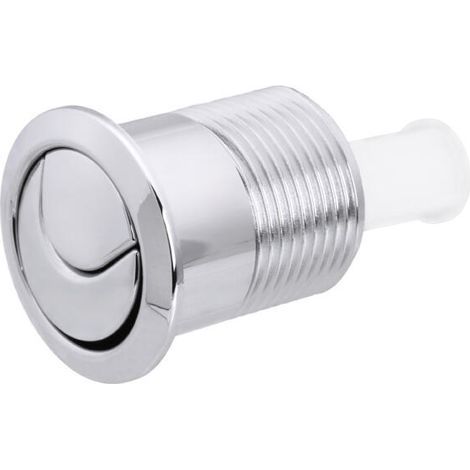 1 article,Bouton Poussoir 45, Chromé, 38 Millimeter (1/4)