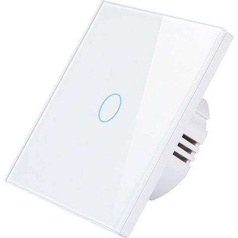 Interruptor inteligente Wi-Fi táctil activado por voz, compatible con Google Home, sin necesidad de concentrador, RF433