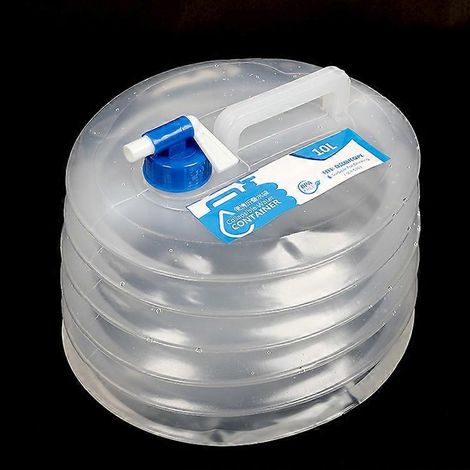Réservoir d'eau pliable et étanche pour l'extérieur, seau pliable en PE de qualité alimentaire, pour le camping