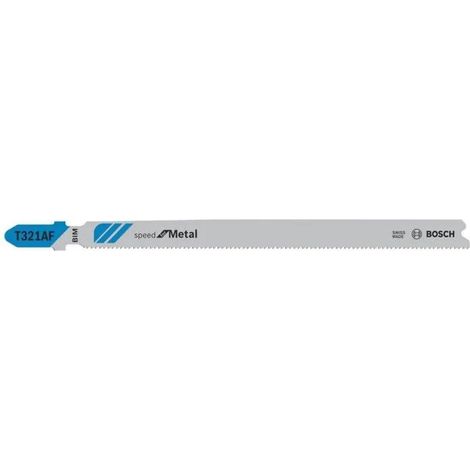 Bosch T 321 AF Speed Hojas de Sierra de Calar para Metal 5 piezas