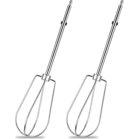 Fouets pour Batteur à Main Rechange 2Pièce Fouet à émulsionner, Pièces et Accessoires Rechange Mélangeur À Main Mélangeur À Main pour Petit électroménager, Batteur électrique, Batteur Manuel (1/5)