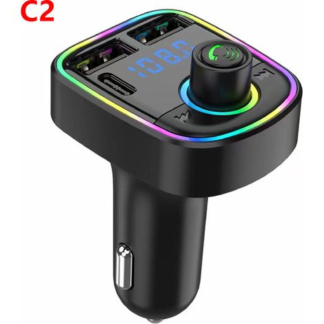 C1 Bluetooth-Freisprecheinrichtung mit MP3-Player, FM-Transmitter und Kfz-Ladegerät – C2 Einzelgerät (1/3)