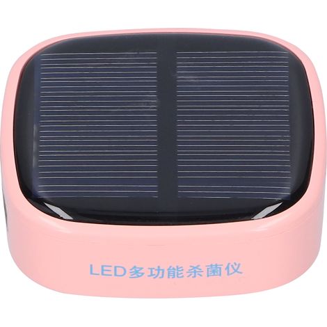Nettoyeur UV LED multifonctionnel portable pour extérieur rose (1/5)