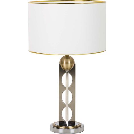 Tischlampe aus Metall und Glas, 40 x 40 x 65 cm (1/5)