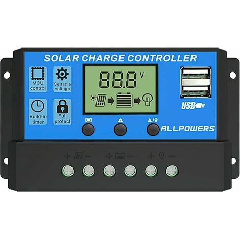 Stück 20A Solar-Laderegler Intelligenter Solarpanel-Regler (1/5)