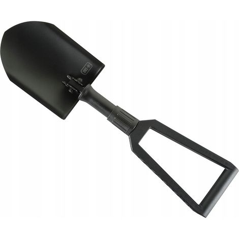 Attrezzo da giardino amt pala pieghevole nero 22 cm