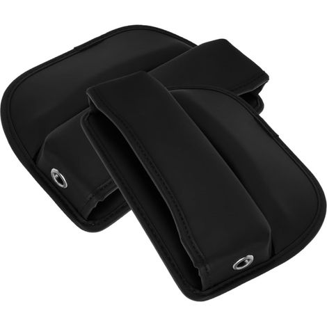 Organisateur de Siège Auto Multifonctionnel en Cuir Pu Noir, Lot (1/5)