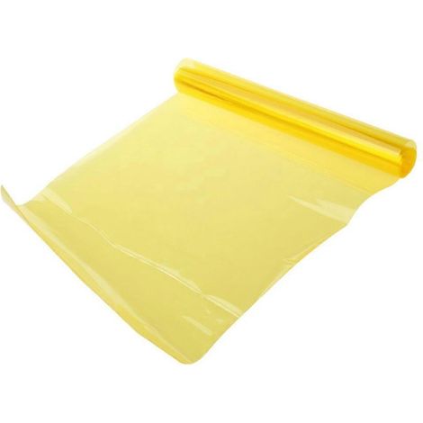 Autocollant pour voiture 30x60cm, teinte fumée pour phares antibrouillard et feux arrière, film vinyle décoratif (jaune)-Yellow
