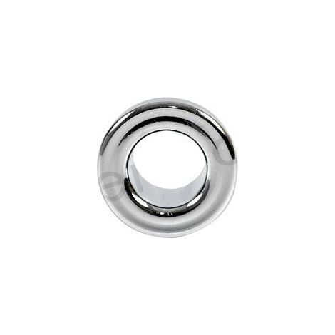 Rosette für Überlaufloch 19 mm verchromter Kunststoff (1/2)