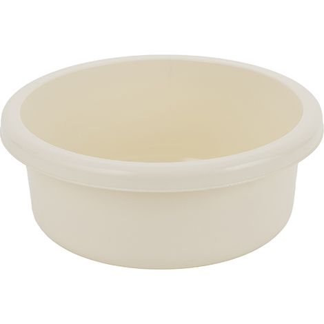 Bol rond en plastique 26 cm 4 L crème - Ben