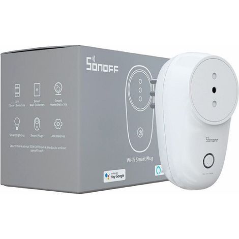 TRADE SHOP - Presa Elettrica Intelligente Smart Wireless Interruttore Alexa Sonoff S26r2tpl - (1/5)