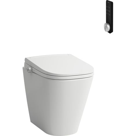 LAUFEN Cleanet Meda WC de pie, con inodoro bidé, cisterna (1/2)