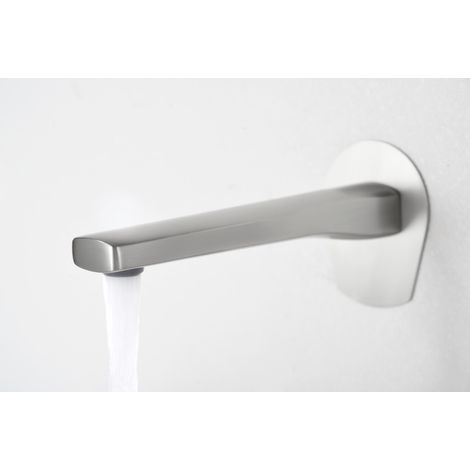 Robinet de lavabo avec mitigeur unique  Modèle DELOS  Couleur gris finition en acier [ IMEX® ] (1/3)