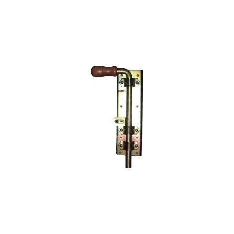 Pestillo galvanizado de 200 mm con mango de madera - ZAS RYG BLZN