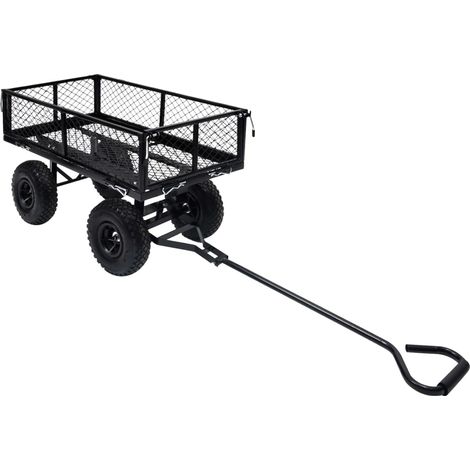Chariot à main de jardin Chariot et charette de jardin Noir 250 kg 41863 (1/5)
