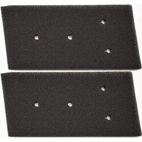 Lot de 2 filtres pour sèche-linge Bauknecht Privileg Whirlpool HX 481010716911 - Sèche-linge à pompe à chaleur - 230 x 115 x 14 mm - Filtre éponge - Séchoir à condensation (1/2)