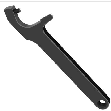 Hexagonal punch, Glock tool kit, front mirror tool, magnetic plate removal. (1/4)