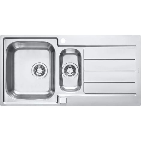Alveus Line Maxim - Évier 980x500 mm, avec commande du vidage, inox 1085943 (1/4)