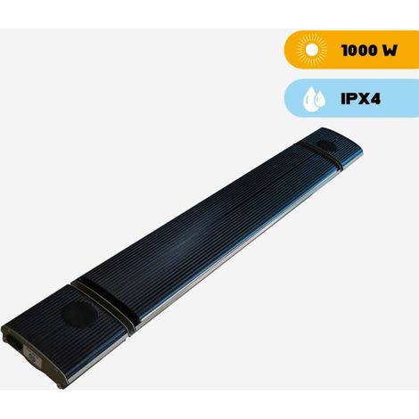 Sined Calentador De Infrarrojos De 1000w Con Mando a Distancia Con Altavoces Bluetooth Negro (1/5)