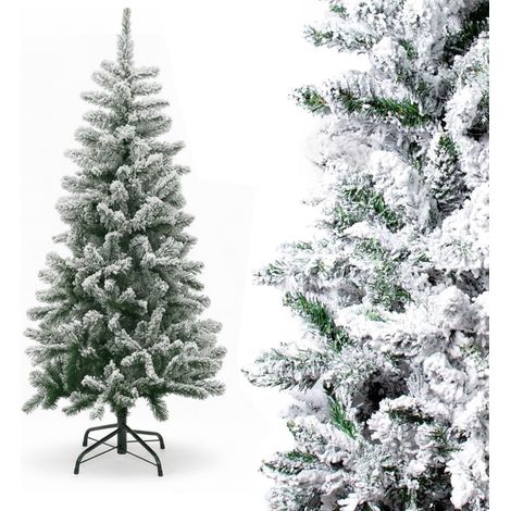 Árbol Navidad Nevado 150cm Artificial Lujo Ramas (1/5)
