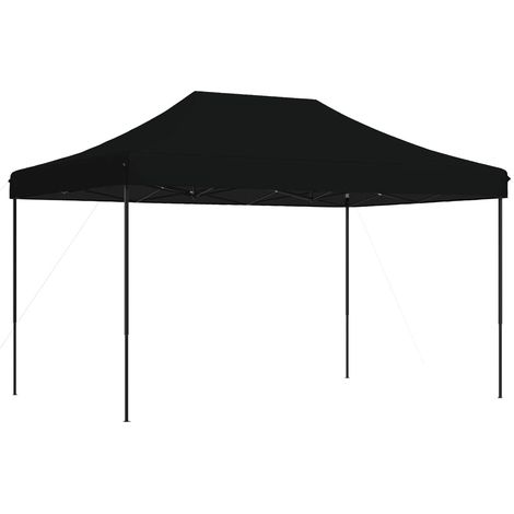 Party Tent Folding Black 292 x 440 x 315 cm Oxford Fabric vidaXL