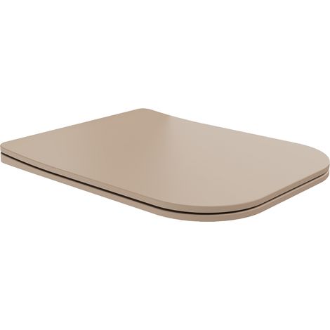 Mexen Teo tapa de inodoro de cierre suave slim, duroplast, cappuccino mate - 39840064 (1/4)