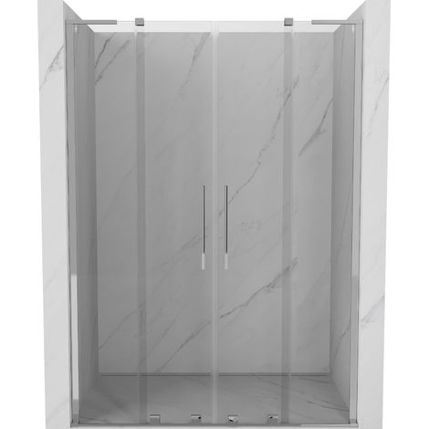 Mexen Velar L Duo porte de douche coulissante 160 cm, transparent, chrome - 871-160-003-02-01 (1/5)