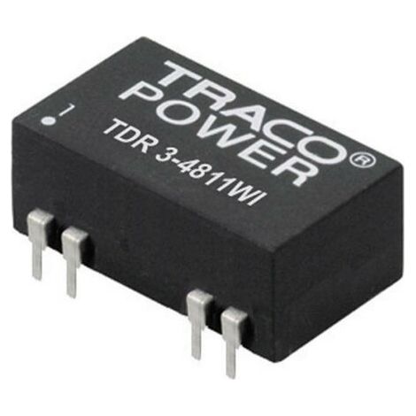 Convertisseur CC/CC pour circuits imprimés TracoPower TDR 3-2411WI Nbr. de sorties: 1 x 24 V/DC 5 V/DC 600 mA 3 W 1 pc( (1/5)
