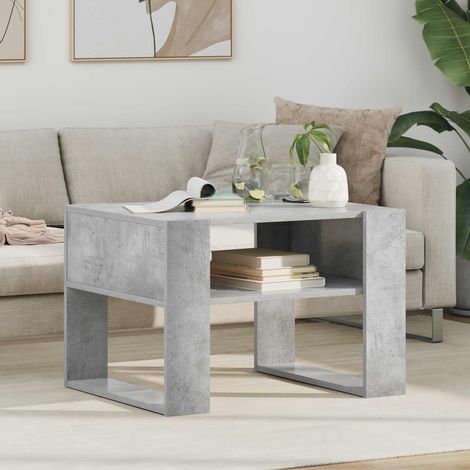 Couchtisch Beton Grau 66 x 53 x 45 cm Holzwerkstoff