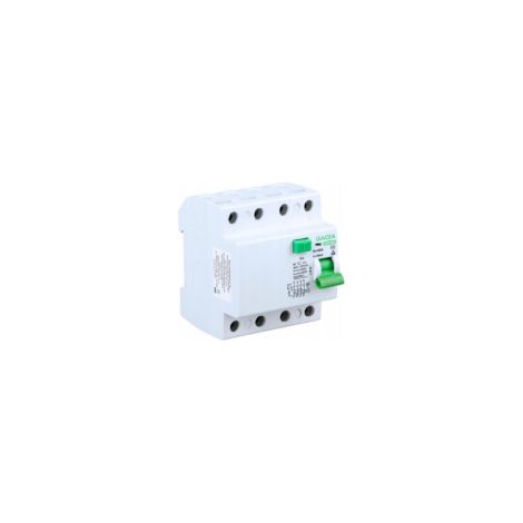 Interrupteur différentiel 4P 63A 30mA type AC – Protection contre les chocs électriques – Installation sur rail DIN – Indicateur de position (1/2)