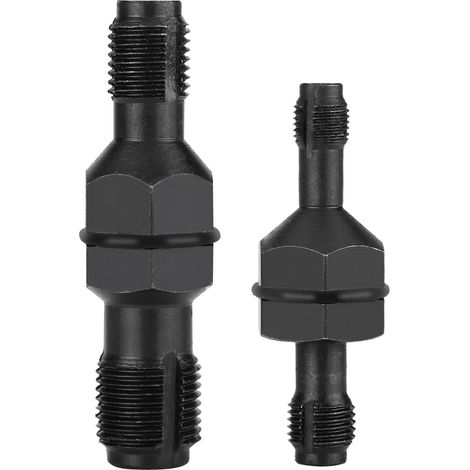 KIMISS Gewindeeinsetz-Gewindebohrer-Set aus Kohlenstoffstahl, 2-teilig, M10 1,0 / M12 1,25 M14 1,5 / M18 1,5 Gewindeeinsetz-Gewindebohrer-Set.