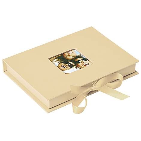 Walther Design FB-112-H Fun Scatola di Immagazzinaggio per 70 Foto nel Formato 13 x 18 cm, Altro, Crema (1/3)