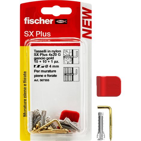 10,0 x CHEVILLE NYLON SX PLUS G K SELF FISCHER