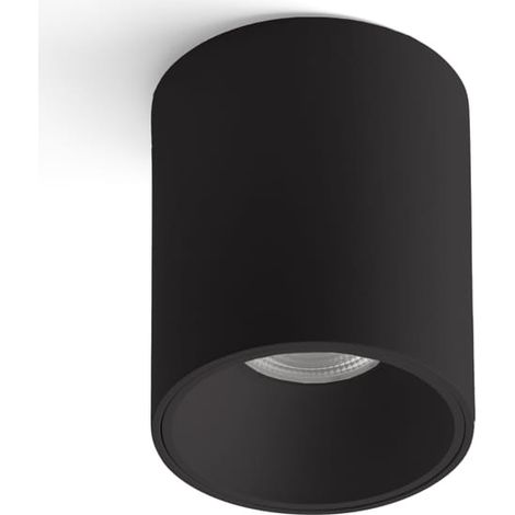 Faro Rol 9W Faretto da incasso a superficie Nero opaco Nero 2700K