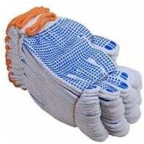 12 paires de gants de travail blancs en coton pour les travaux en usine et de jardinage (1/3)