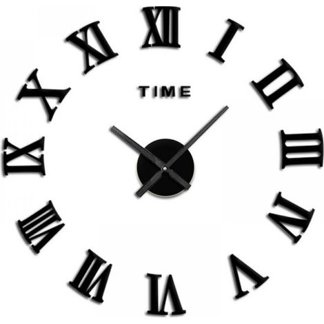 Horloge murale grand format, décoration murale moderne (1/5)
