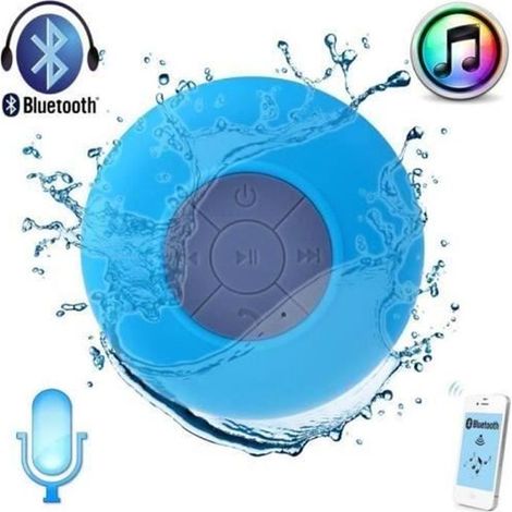 Enceinte Bluetooth - LIAM ACCESS - Waterproof - Bleu ciel - Mains libres (1/3)
